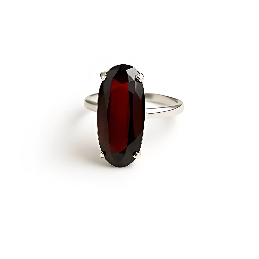 Crimson Elegance Ring