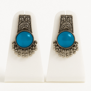 Nomad Turquoise Tribal Earrings