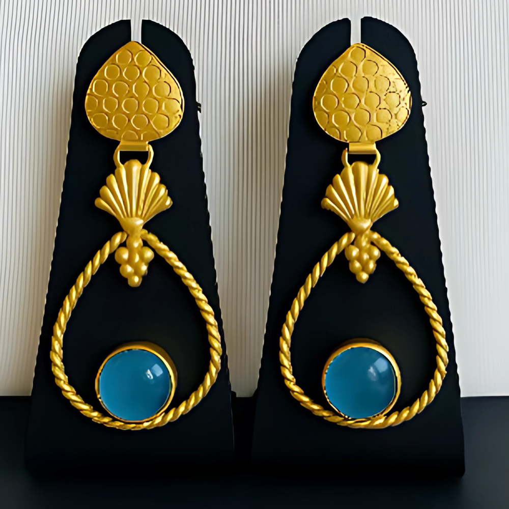Ocean Drop Statement Earrings