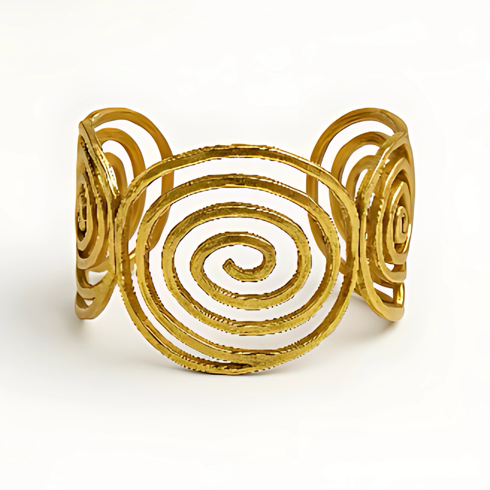 Golden Spiral Energy Cuff