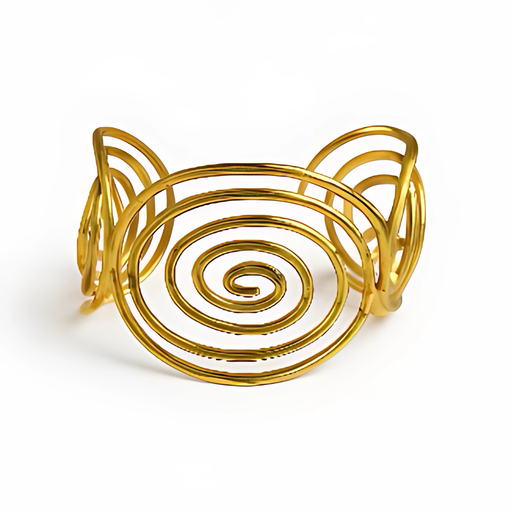 Golden Spiral Harmony Cuff
