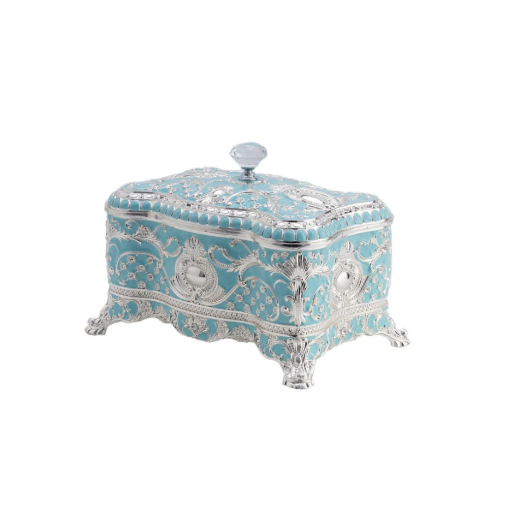 Elegant German Silver Jewellery & Dry Fruits Box