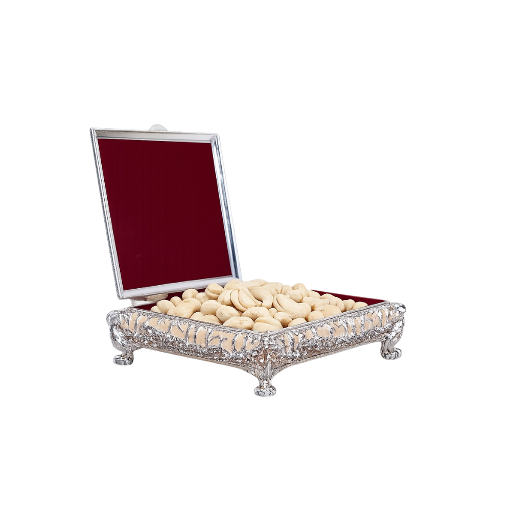 Elegant German Silver Dry Fruits Box – Wedding Gift